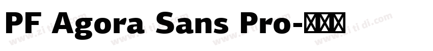 PF Agora Sans Pro字体转换